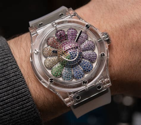 hublot classic fusion takashi murakami sapphire rainbow watch|Hands.